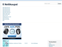 Tablet Screenshot of finettikaupat.com